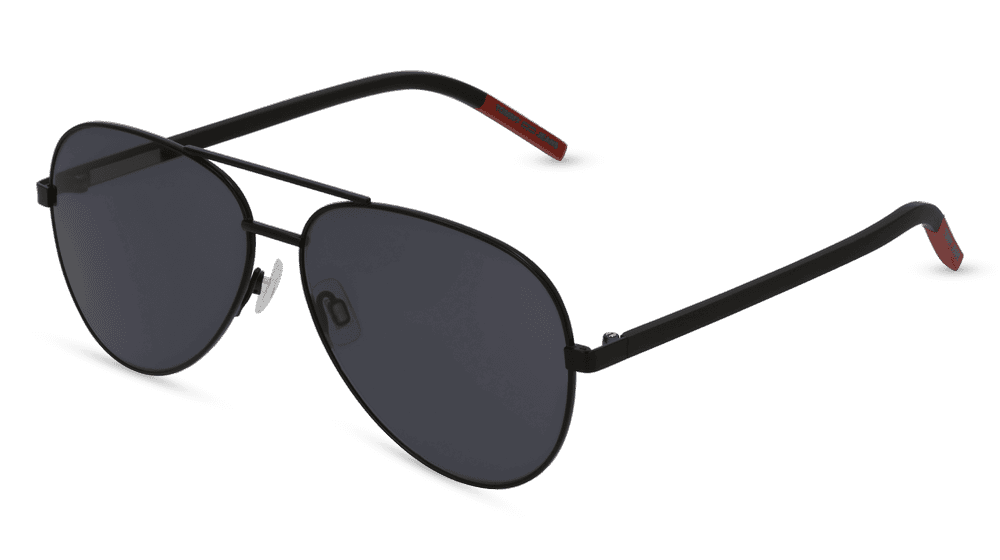 TOMMY HILFIGER EYEWEAR TJ 0008/S Noir brillant Vue d'angle