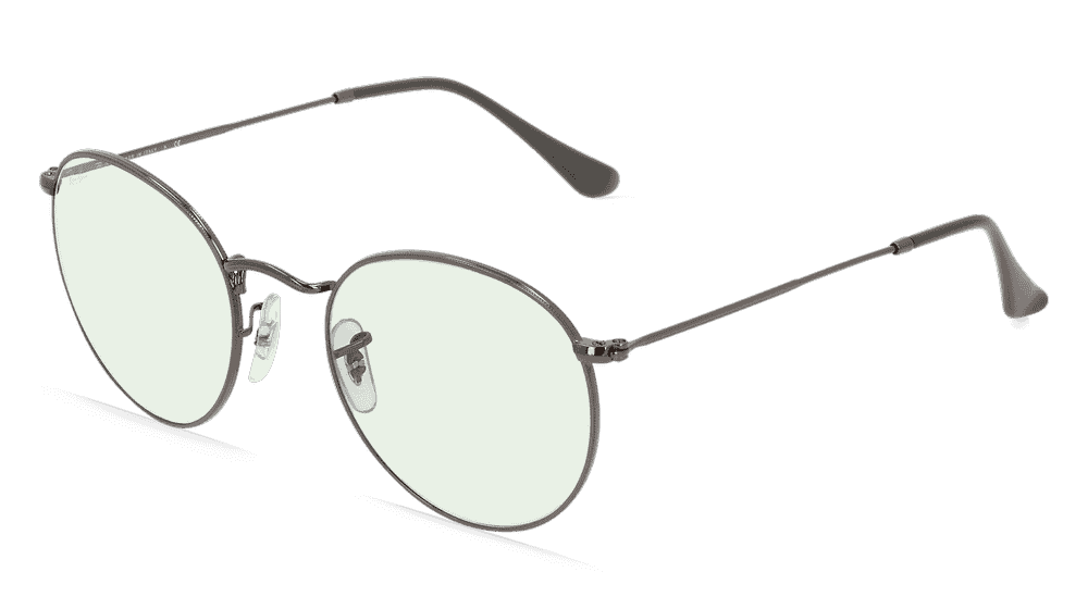 RAY-BAN RB 3447 ROUND METAL gun Hoekaanzicht