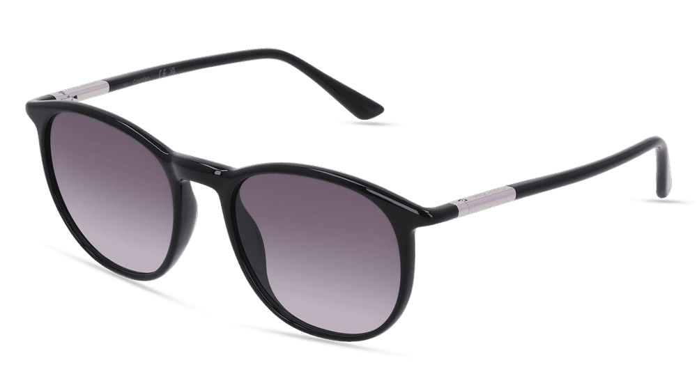 CALVIN KLEIN CK22537S Zwart glanzend Hoekaanzicht