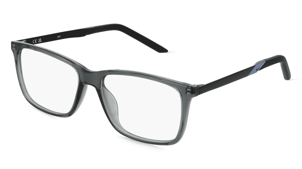 Nike 7258 grijs transparant Hoekaanzicht