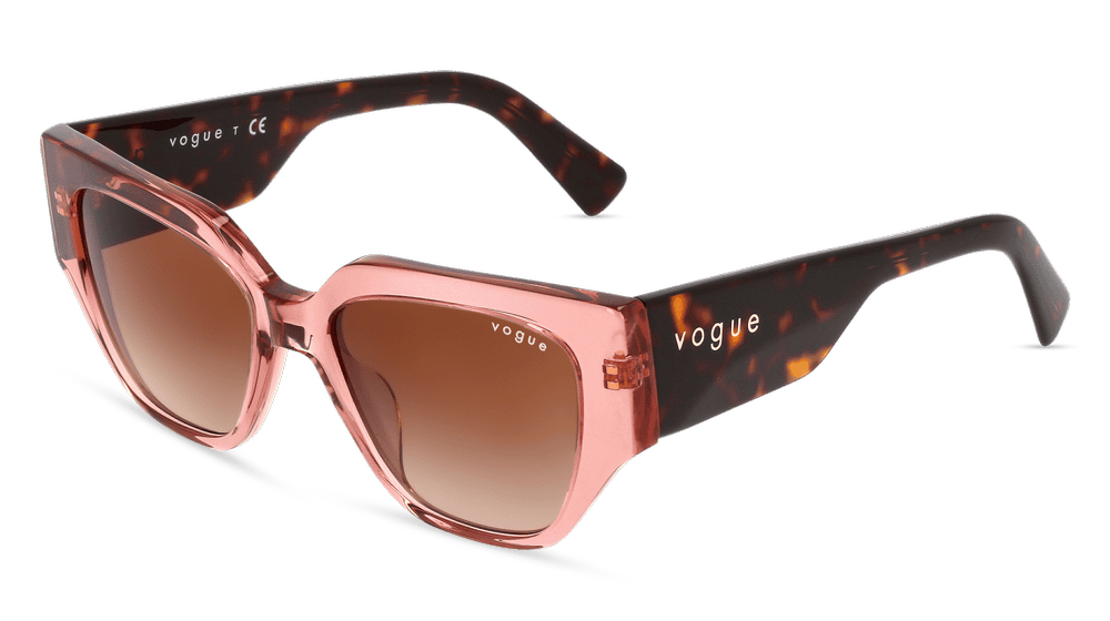 Vogue eyewear VO5409S Rose transparent Vue d'angle