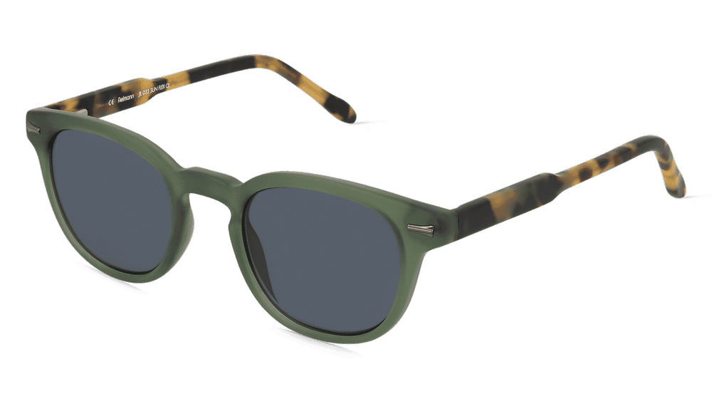 Fielmann JIL 033 SUN FLEX CL Vert havanna Vue d'angle