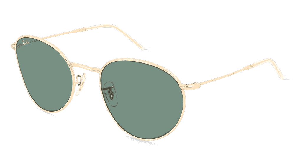 Ray-Ban RBR0103S Doré Vue d'angle