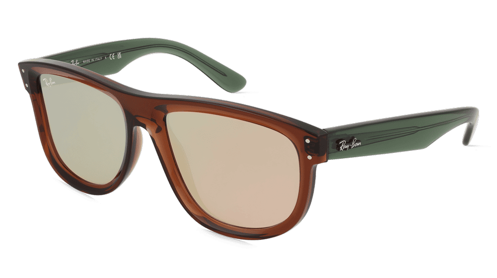 Ray-Ban RBR0501S BOYFRIEND REVERSE Marron clair Vue d'angle