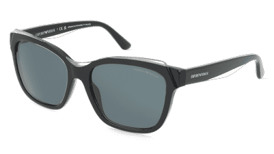 Emporio Armani EA4209 Bordeaux glanzend Hoekaanzicht