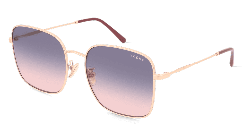 Vogue VO4327SD Rosegoud Hoekaanzicht