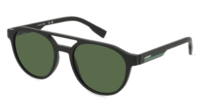 Lacoste L6008S zwart Hoekaanzicht