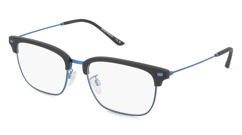Emporio Armani EA3198 Noir bleu Vue d'angle