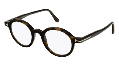 Tom Ford FT5664-B Havanna clair Vue d'angle