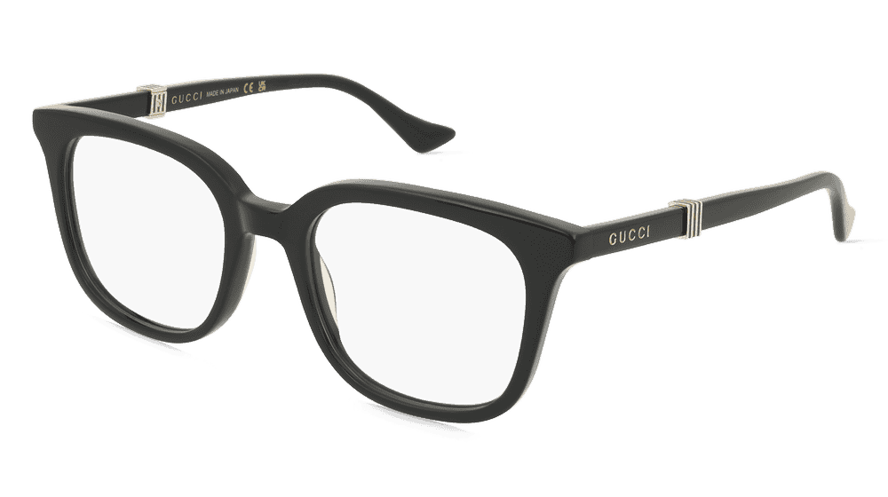 Gucci GG1497O RUNNING WEB Zwart transparant Hoekaanzicht