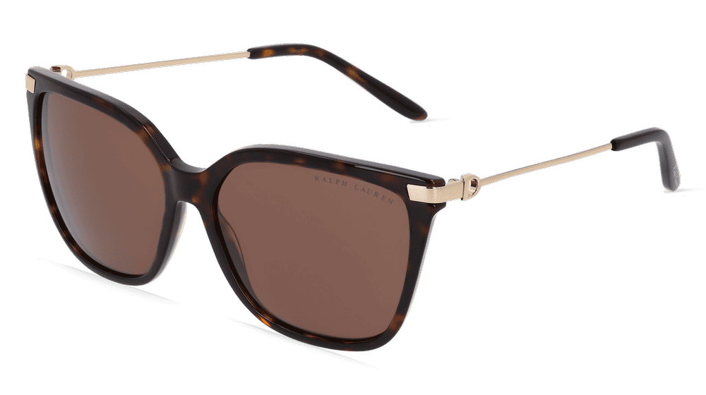 POLO RALPH LAUREN RL8209 Havanna glanzend Hoekaanzicht