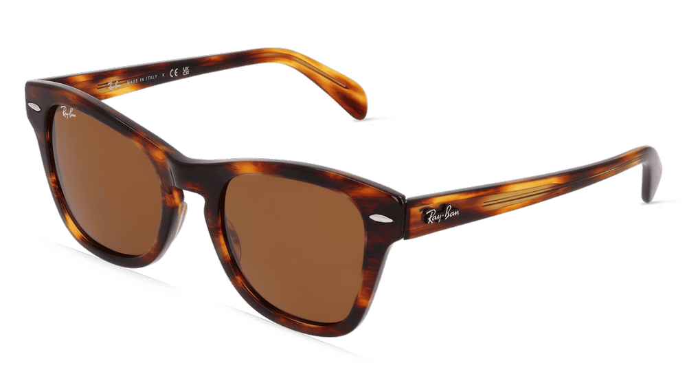 RAY-BAN RB0707S Havanna glanzend Hoekaanzicht