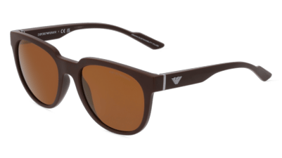 Emporio Armani EA 4205 Bleu mat Vue d'angle