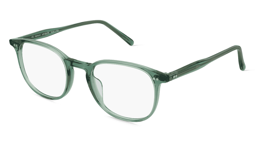 Fielmann MF 056 RN Vert transparent Vue d'angle