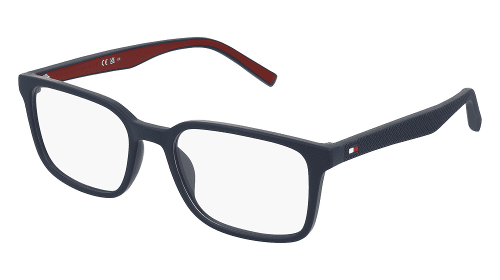 Tommy Hilfiger Eyewear TH 2049 Bleu mat Vue d'angle