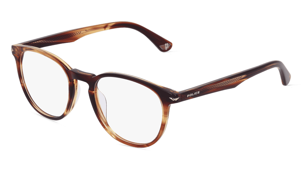 Police VPLG72 Havanna transparent Vue d'angle