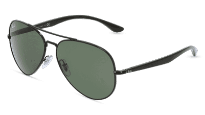 RAY-BAN RB 3675 Argenté brillant Vue d'angle