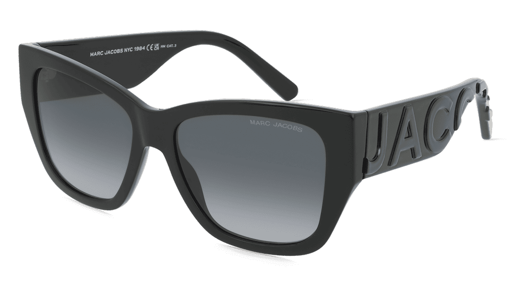 Marc Jacobs 695/S Noir gris Vue d'angle