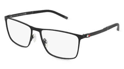 Tommy Hilfiger TH 2080 zwart mat Hoekaanzicht