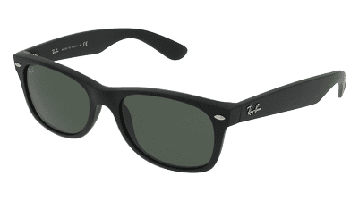 RAY-BAN RB 2132 NEW WAYFARER Black matt Corner View