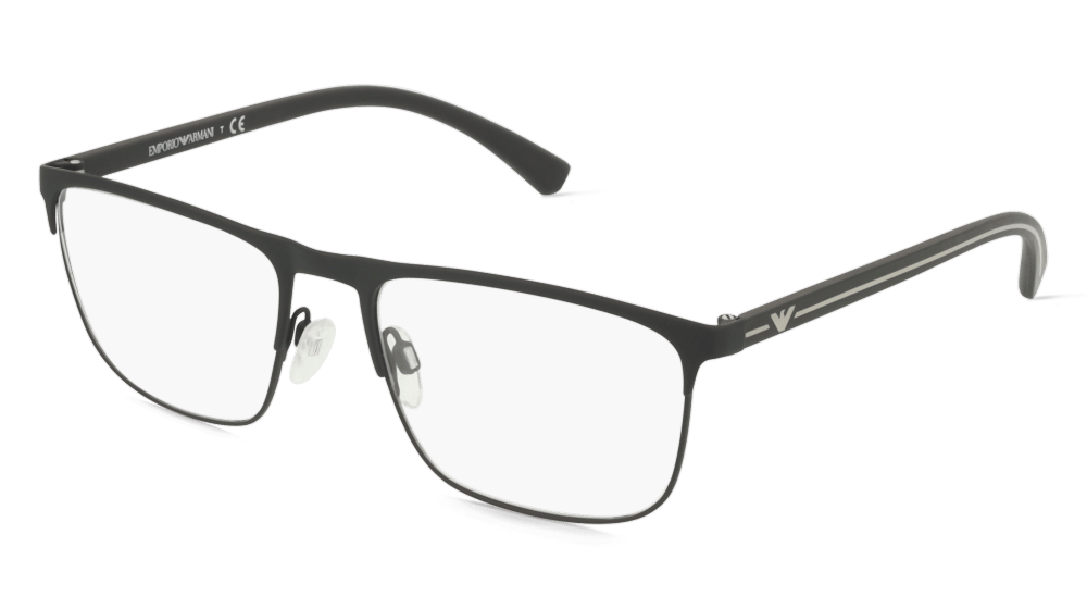 Emporio Armani EA1079 zwart Hoekaanzicht