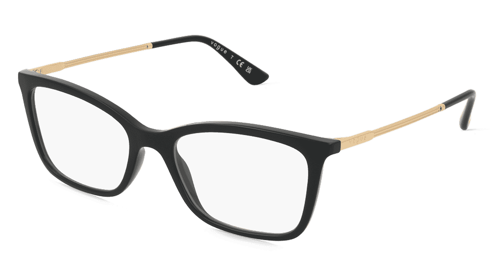Vogue 0VO5563 Noir Vue d'angle