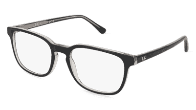 Ray-Ban 0RX5418 Marron clair Vue d'angle