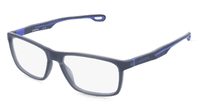 Carrera 4416 blauw mat Hoekaanzicht