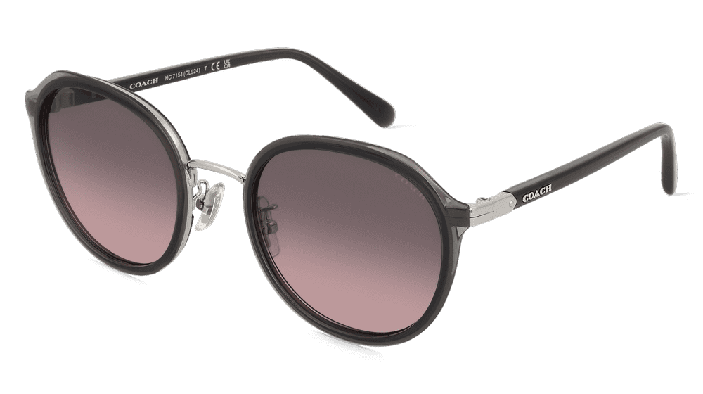 Coach HC7154 Gris transparent Vue d'angle