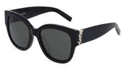 SAINT LAURENT PARIS SL M95/F zwart Hoekaanzicht