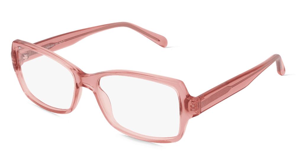 Fielmann BD 543 CL RITA Rosé transparent Vue d'angle