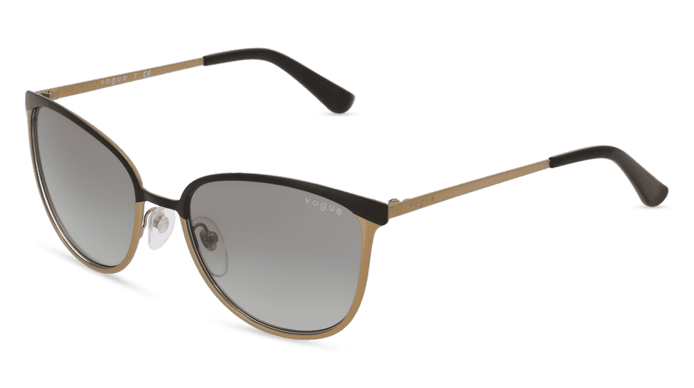Vogue eyewear VO4002S Noir mat Vue d'angle