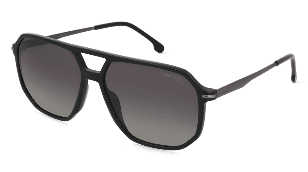 Carrera 324/S Noir gris Vue d'angle