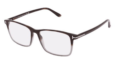 Tom Ford FT5584-B Havanna groen Hoekaanzicht