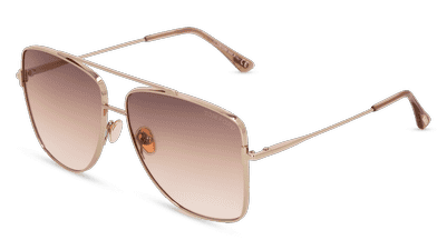 Tom Ford FT0838 REGGIE zwart Hoekaanzicht