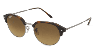 Ray-Ban RB4429 havana gun Hoekaanzicht