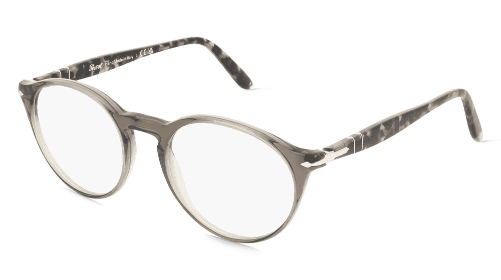 Persol PO3092V Grijs donker Hoekaanzicht