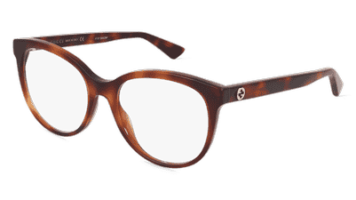 Gucci GG0329O Havane Vue d'angle
