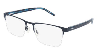 Hugo HG 1076 Bleu mat Vue d'angle