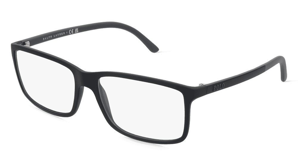 Polo Ralph Lauren PH2126 Noir mat Vue d'angle