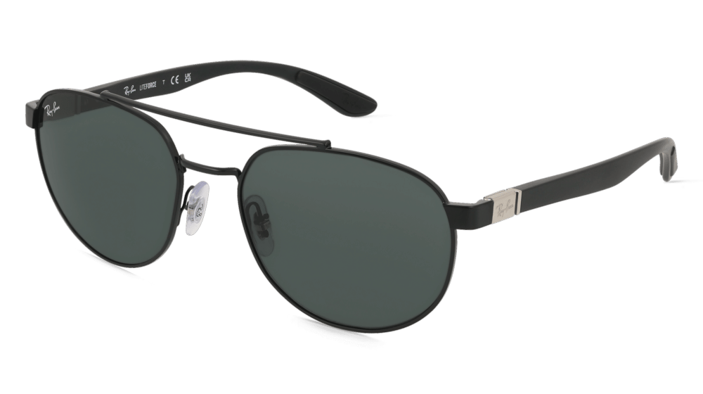 Ray-Ban 0RB3736 Noir Vue d'angle