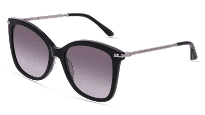 CALVIN KLEIN CK22514S Noir brillant Vue d'angle
