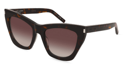 Saint Laurent SL214 KATE havana Hoekaanzicht