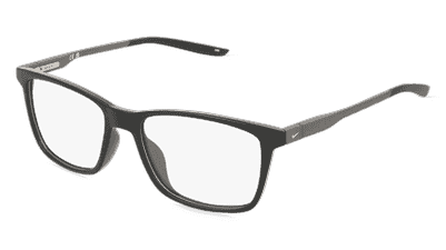 NIKE 7286 zwart mat Hoekaanzicht