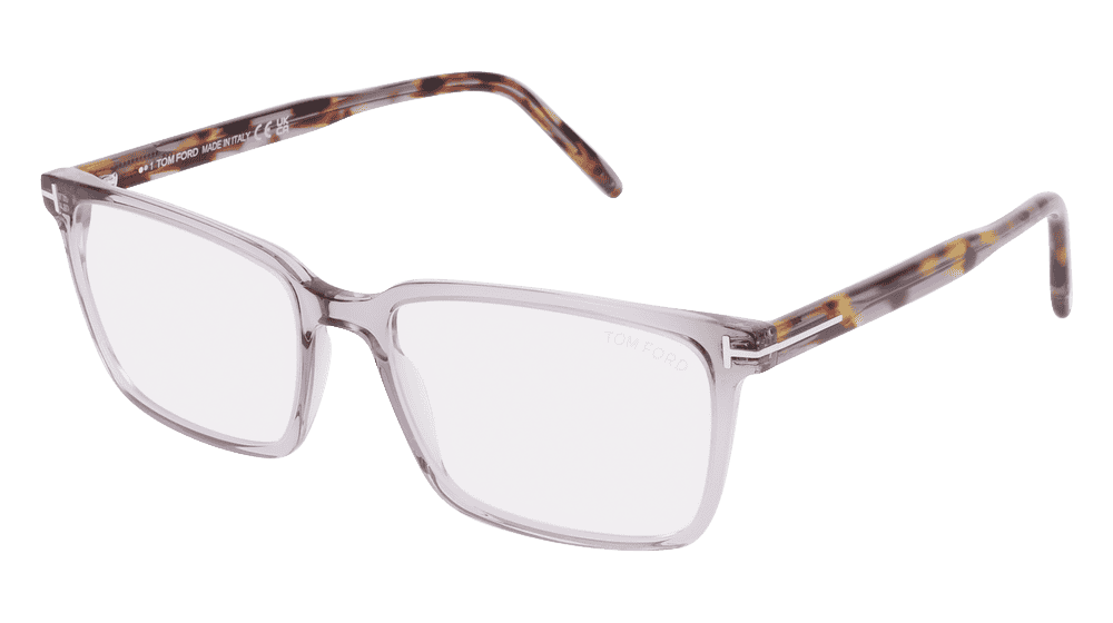 Tom Ford FT5802-B Havane gris Vue d'angle