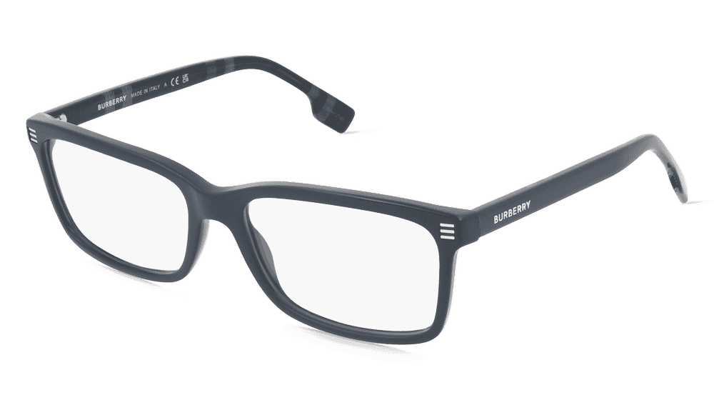 Burberry BE2352 Noir rayé Vue d'angle