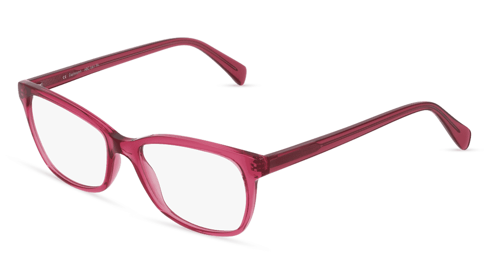 VANESSA roze transparant Hoekaanzicht