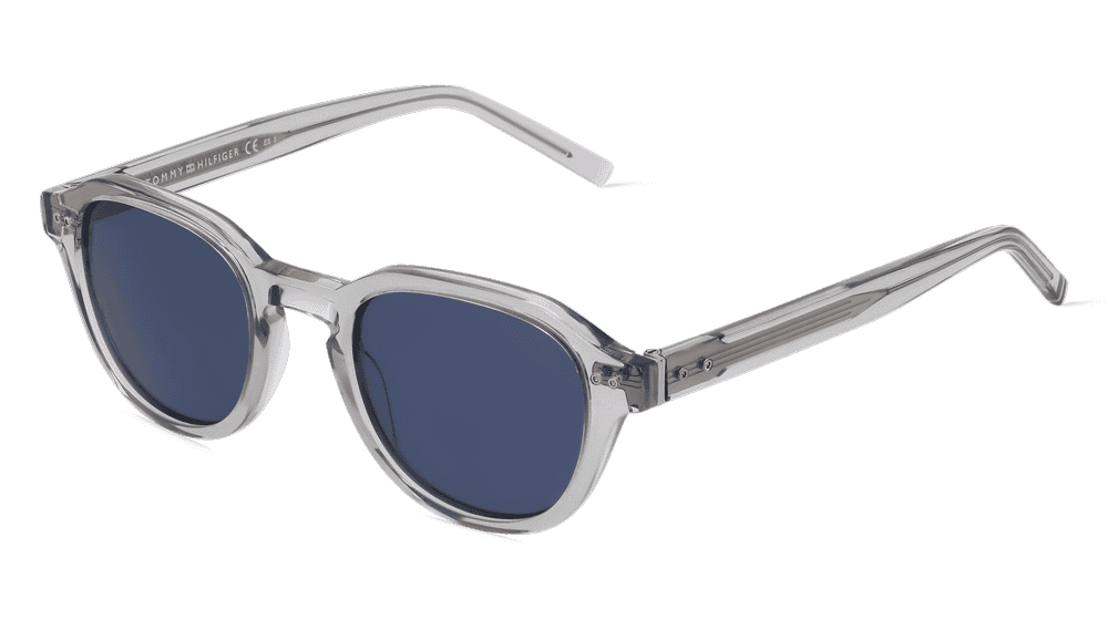 Tommy Hilfiger Eyewear TH 1970/S Gris transparent Vue d'angle