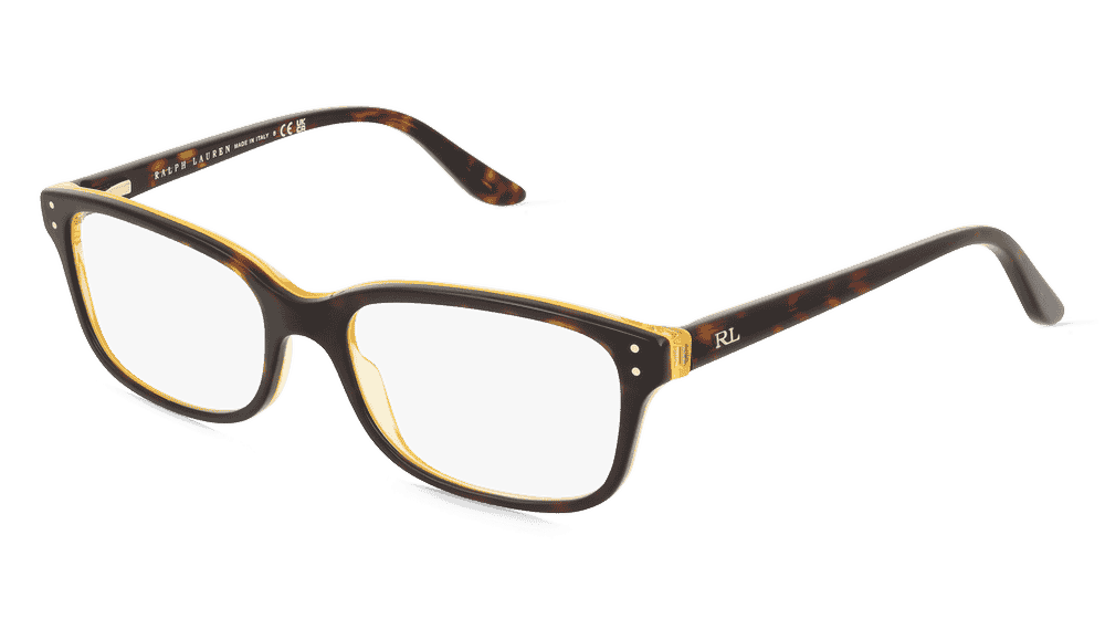 Polo Ralph Lauren RL6062 Havanna foncé Vue d'angle