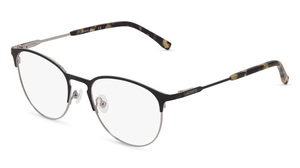 LACOSTE L2251 Zilver blauw Hoekaanzicht